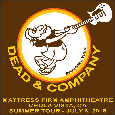 Dead & Company @ Chula Vista Swinging Weir Magnet Design 2